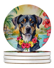 Load image into Gallery viewer, Catahoula Luau Large Sandstone Coasters Pack of 4