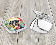Load image into Gallery viewer, Catahoula Luau Compact Mirror – Stylish Purse Mirror with Artistic Covers