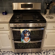 Load image into Gallery viewer, Cavalier Spaniel Luau Kitchen Towel