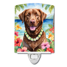 Load image into Gallery viewer, Chesapeake Bay Retriever Luau Ceramic Night Light
