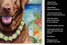 Load image into Gallery viewer, Chesapeake Bay Retriever Luau Kitchen Towel