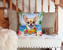 Load image into Gallery viewer, Chihuahua Luau Throw Pillow - 14x14 Decorative Pillow – Art for Your Home &amp; Patio