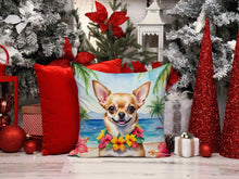 Load image into Gallery viewer, Chihuahua Luau Throw Pillow - 14x14 Decorative Pillow – Art for Your Home &amp; Patio