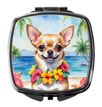 Load image into Gallery viewer, Chihuahua Luau Compact Mirror – Stylish Purse Mirror with Artistic Covers