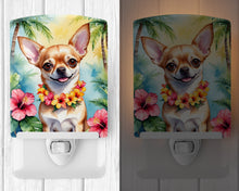 Load image into Gallery viewer, Chihuahua Luau Ceramic Night Light