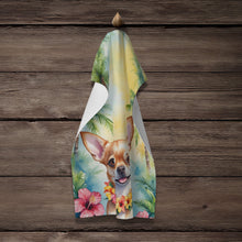 Load image into Gallery viewer, Chihuahua Luau Kitchen Towel