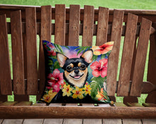 Load image into Gallery viewer, Chihuahua Luau Throw Pillow - 14x14 Decorative Pillow – Art for Your Home &amp; Patio