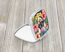 Load image into Gallery viewer, Chihuahua Luau Compact Mirror – Stylish Purse Mirror with Artistic Covers