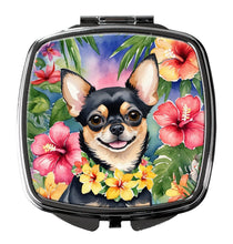 Load image into Gallery viewer, Chihuahua Luau Compact Mirror – Stylish Purse Mirror with Artistic Covers