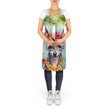Load image into Gallery viewer, Chinese Crested Luau Apron – Artist-Designed Kitchen, BBQ &amp; Craft Apron