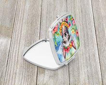 Load image into Gallery viewer, Chinese Crested Luau Compact Mirror – Stylish Purse Mirror with Artistic Covers