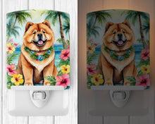 Load image into Gallery viewer, Chow Chow Luau Ceramic Night Light