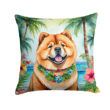 Load image into Gallery viewer, Chow Chow Luau Throw Pillow - 14x14 Decorative Pillow – Art for Your Home &amp; Patio