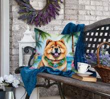 Load image into Gallery viewer, Chow Chow Luau Throw Pillow