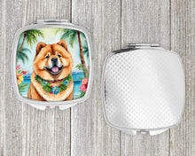 Load image into Gallery viewer, Chow Chow Luau Compact Mirror – Stylish Purse Mirror with Artistic Covers