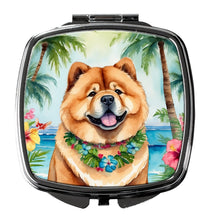 Load image into Gallery viewer, Chow Chow Luau Compact Mirror – Stylish Purse Mirror with Artistic Covers