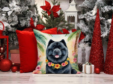Load image into Gallery viewer, Chow Chow Luau Throw Pillow - 14x14 Decorative Pillow – Art for Your Home &amp; Patio