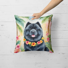 Load image into Gallery viewer, Chow Chow Luau Throw Pillow