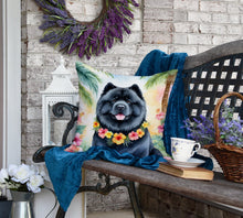 Load image into Gallery viewer, Chow Chow Luau Throw Pillow