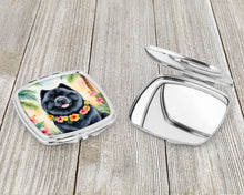 Load image into Gallery viewer, Chow Chow Luau Compact Mirror – Stylish Purse Mirror with Artistic Covers