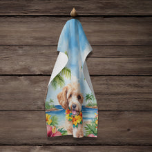 Load image into Gallery viewer, Cockapoo Luau Kitchen Towel