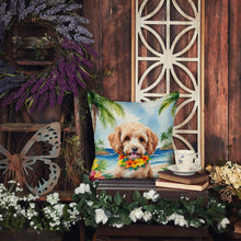 Load image into Gallery viewer, Cockapoo Luau Throw Pillow