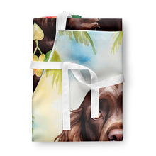 Load image into Gallery viewer, Cocker Spaniel Luau Apron – Artist-Designed Kitchen, BBQ &amp; Craft Apron