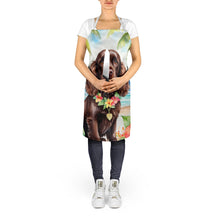Load image into Gallery viewer, Cocker Spaniel Luau Apron – Artist-Designed Kitchen, BBQ &amp; Craft Apron