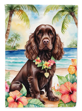 Load image into Gallery viewer, Cocker Spaniel Luau House Flag
