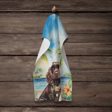 Load image into Gallery viewer, Cocker Spaniel Luau Kitchen Towel