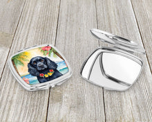Load image into Gallery viewer, Cocker Spaniel Luau Compact Mirror – Stylish Purse Mirror with Artistic Covers