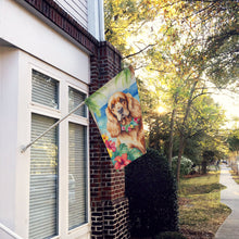 Load image into Gallery viewer, Cocker Spaniel Luau House Flag