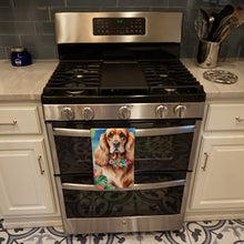Load image into Gallery viewer, Cocker Spaniel Luau Kitchen Towel