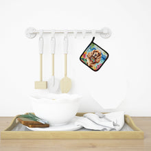 Load image into Gallery viewer, Cocker Spaniel Luau Pot Holders - Set of 2 Decorative Kitchen Helpers | Made in the USA