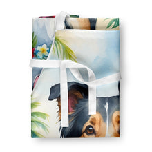 Load image into Gallery viewer, Collie Luau Apron – Artist-Designed Kitchen, BBQ &amp; Craft Apron