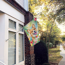 Load image into Gallery viewer, Corgi Luau House Flag