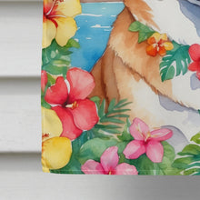Load image into Gallery viewer, Corgi Luau House Flag