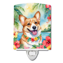 Load image into Gallery viewer, Corgi Luau Ceramic Night Light