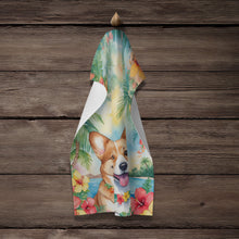 Load image into Gallery viewer, Corgi Luau Kitchen Towel