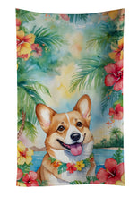 Load image into Gallery viewer, Corgi Luau Kitchen Towel