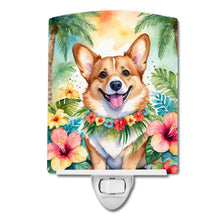 Load image into Gallery viewer, Corgi Luau Ceramic Night Light