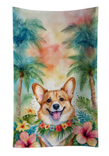 Load image into Gallery viewer, Corgi Luau Kitchen Towel
