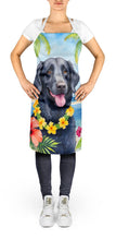 Load image into Gallery viewer, Curly-Coated Retriever Luau Apron – Artist-Designed Kitchen, BBQ &amp; Craft Apron