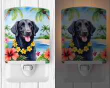 Load image into Gallery viewer, Curly-Coated Retriever Luau Ceramic Night Light