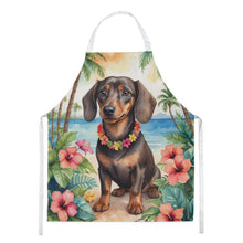 Load image into Gallery viewer, Dachshund Luau Apron – Artist-Designed Kitchen, BBQ &amp; Craft Apron