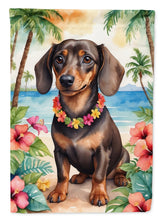 Load image into Gallery viewer, Dachshund Luau House Flag