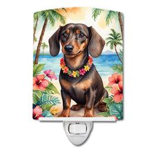 Load image into Gallery viewer, Dachshund Luau Ceramic Night Light