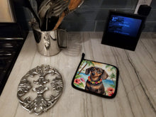 Load image into Gallery viewer, Dachshund Luau Pot Holders - Set of 2 Decorative Kitchen Helpers | Made in the USA