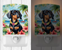 Load image into Gallery viewer, Dachshund Luau Ceramic Night Light