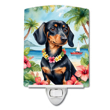Load image into Gallery viewer, Dachshund Luau Ceramic Night Light